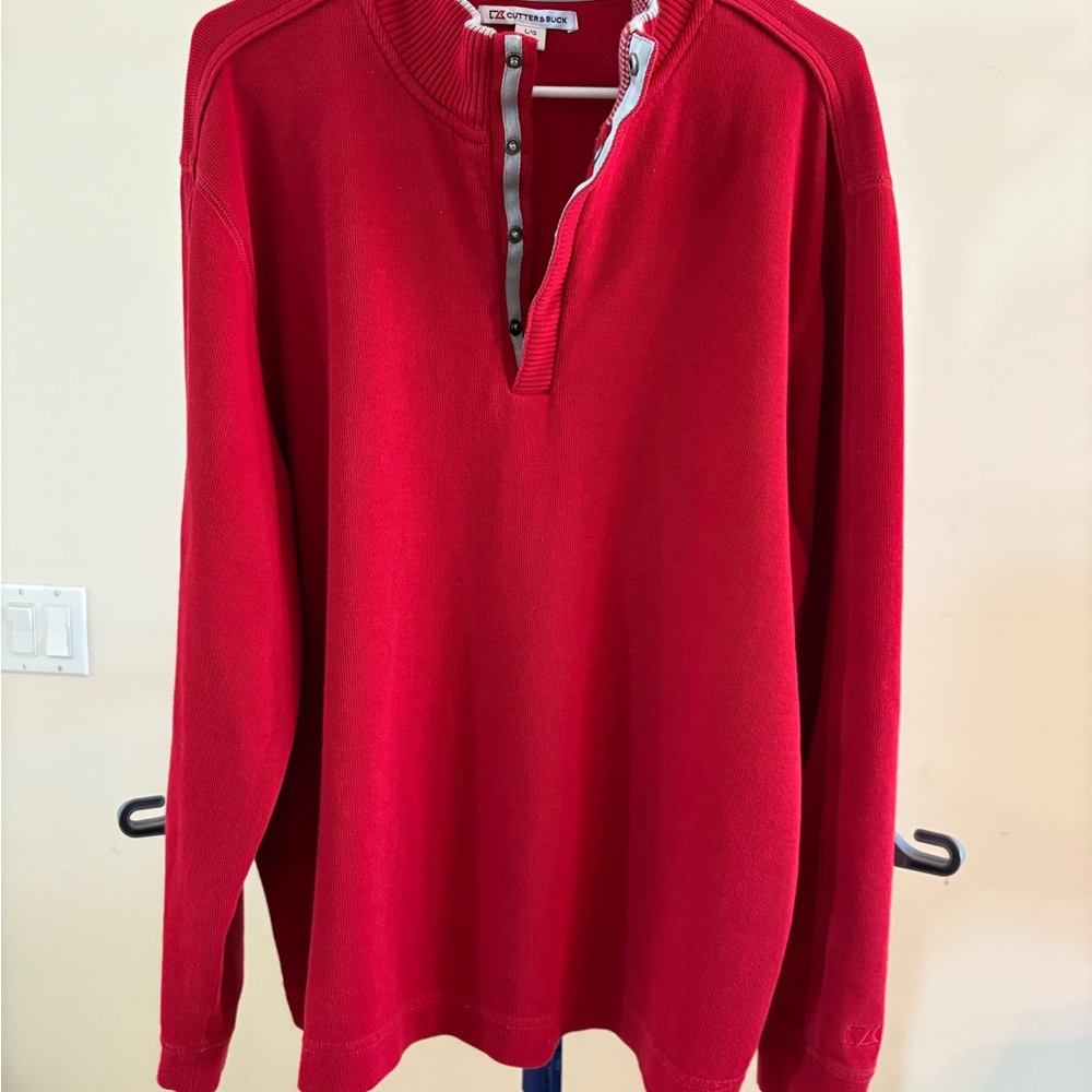 Cutter & Buck Red Men's Sweatshirt